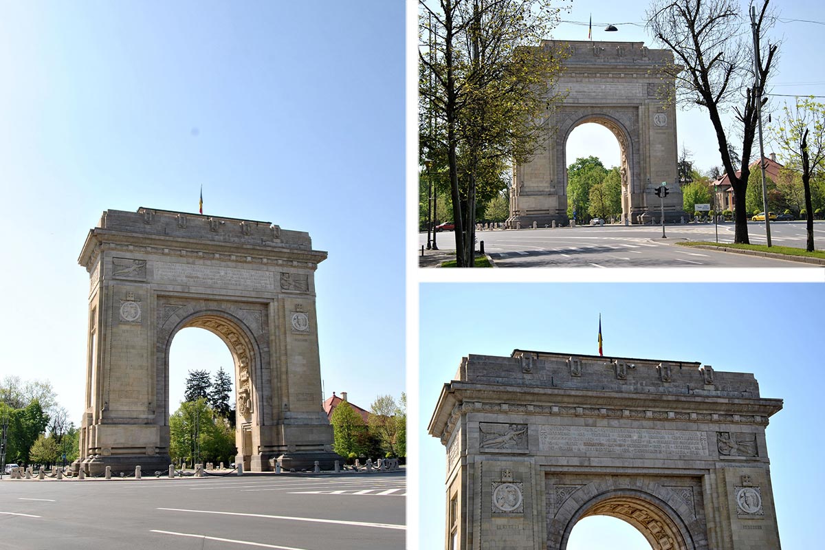 The Arc de Triomphe in Bucharest